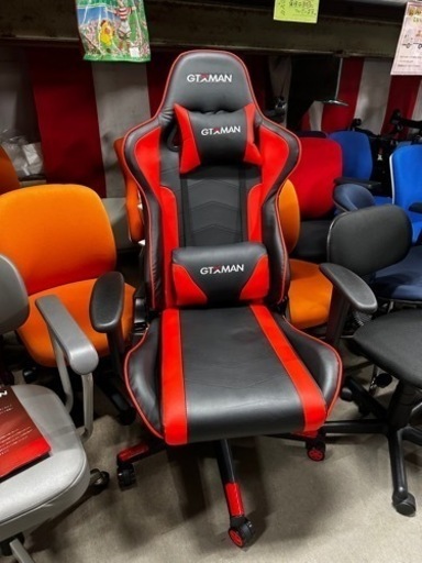 未使用　ゲーミングチェア　GTXMAN  リクライニング