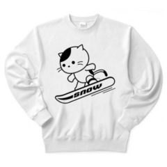 トレーナー 猫 中古品 XLサイズの画像