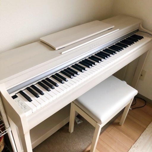 送料込み KAWAI 電子ピアノ CN27A（1） 2019年購入ほぼ未使用 ◇ カワイ 電子ピアノ CN27 2019年製 ホワイト 白