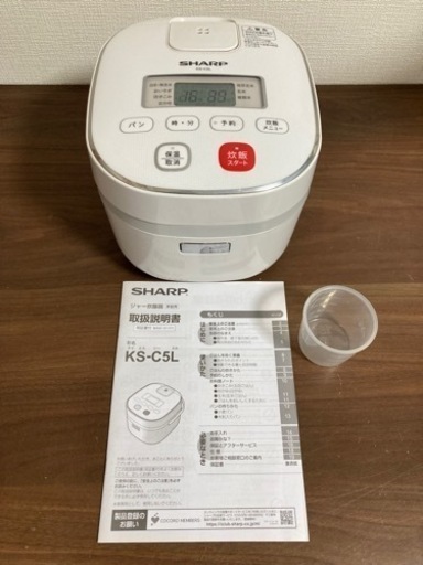 SHARP ジャー炊飯器 KS-C5L