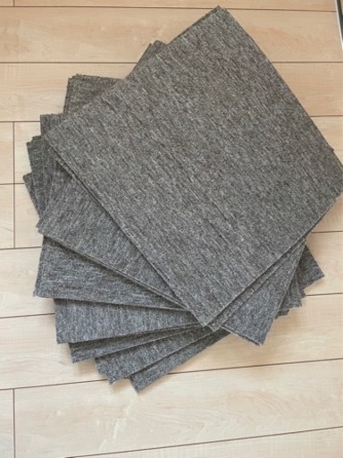 タイルカーペット50cm×50cm 25枚　ごげ茶色