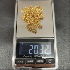 C6-46)K18 喜平 ネックレス 6面 ダブル ホールマーク 750