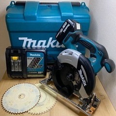中古 マキタ　HS630D 18V 165mm 充電式マルノコ　青セット 中古 マキタ HS630D 18V 165mm 充電式マルノコ 青セット