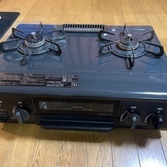 パロマ　palima 2口ガスコンロ ホース付き