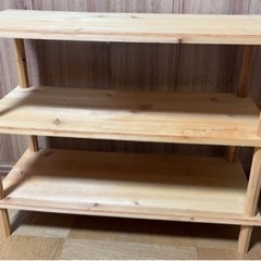 決まりました^ ^木製　棚