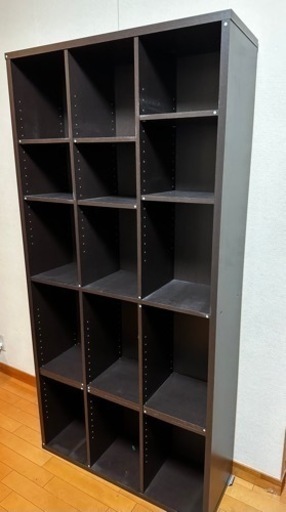 ニトリ　書棚・本棚　グレン　BS1890 綺麗　大量収納　木目調　ダークブラウン