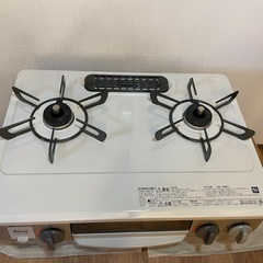 【美品2022年製・1ヶ月のみ使用】2口ガスコンロ　リンナイの画像