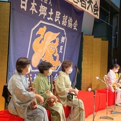 日本伝統芸能　民謡　三味線　（盆踊り　阿波踊り）の画像