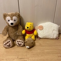 【取引済】ぬいぐるみ　プーさん、ダッフィー他　バラ売り可能
