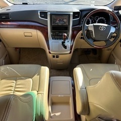 【現状販売】ヴェルファイア 2.4 V フルエアロ両側デンスラ スマートキー 後席モニターの画像