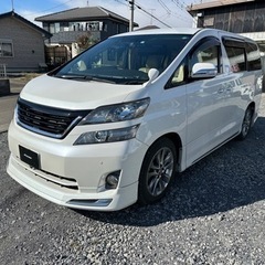 【現状販売】ヴェルファイア 2.4 V フルエアロ両側デンスラ ...