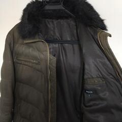 【取りに来てくれる方限定】ABAHOUSE（アバハウス）ダウンジャケット・ダークブラウンの画像