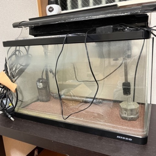 ニッソー　60センチ水槽　フルセット　曲げガラス
