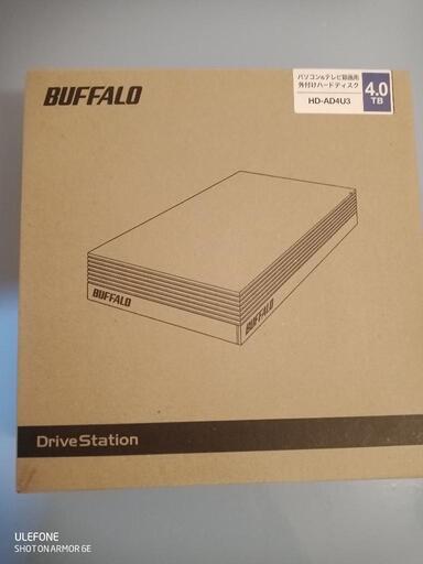 お話し中です。　4TB 新品　バッファロー　HD−AD4U3 外付けハードディスク