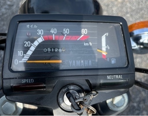 502.  動画あり　ヤマハ　YB50  2スト　原付　バイク　50cc   車体
