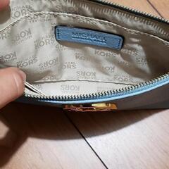 MICHAEL KORS　レザークラッチバッグの画像