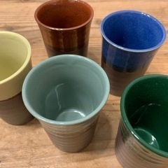 陶器湯呑みの画像