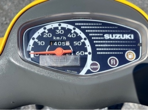 512. 動画あり　スズキ　レッツ4  原付　バイク　50cc   車体　
