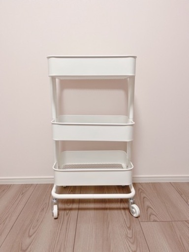 IKEA ロースコグ ワゴン ホワイト