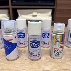 塗装ラッカースプレー各種(まとめて貰ってくださる方優先)の画像