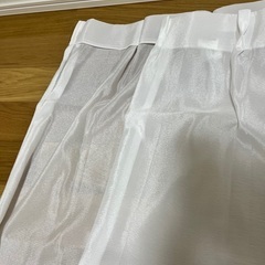遮像・採光レースカーテン　幅100×丈218cm×2枚の画像