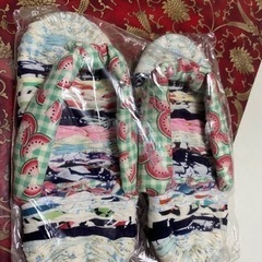 手作りわらじ