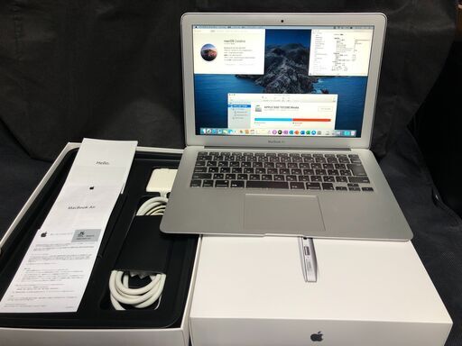 「MacBook Air 13インチ Mid 2012 MD231J/A」軽量薄型モバイルノートPC / Core i5搭載 / メモリー8GB / SSD-128GB / Webカメラ / Bluetooth / 無線LAN / バッテリー使用可 / MacOS(Catalina)&Office2019とWin10＆Office2010の選択起動可能 / 箱入り中古品