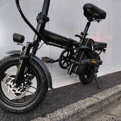 【動画あり】フル電動自転車　モペット　48V15Ah MAX40kmの画像