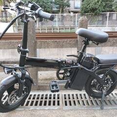 【動画あり】フル電動自転車　モペット　48V15Ah MAX40kmの画像