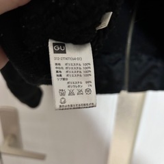 【本日限定セール】GU 韓国ファッション ブルゾン Mサイズ ゆったり 体型カバー アウター 黒 の画像
