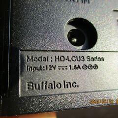 ■商談中～4/10:バッファロー　BUFFALO　HD-LC1.0U3-BKの画像