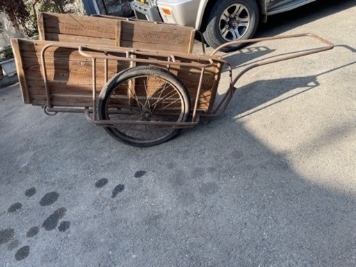 リヤカー　レトロ　希少→完売しました、ありがとうございます♪