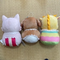デリシャスパーティプリキュア　ぬいぐるみ3個セットの画像