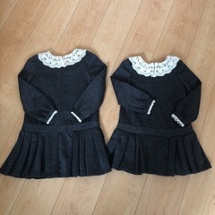 ワンピースドレス 95cm の画像