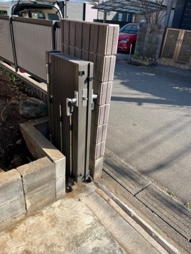 駐車場 門扉  LIXIL 中古