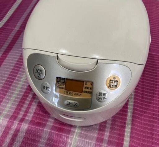 炊飯器1回だけ使用済み