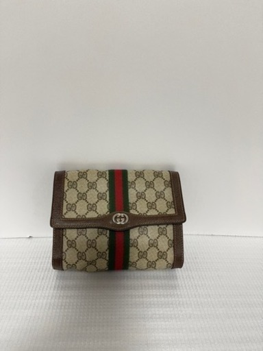 グッチ　GUCCIオールドグッチ　シェリーライン　GG柄　セカンドバック