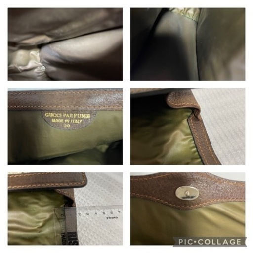 グッチ　GUCCIオールドグッチ　シェリーライン　GG柄　セカンドバック