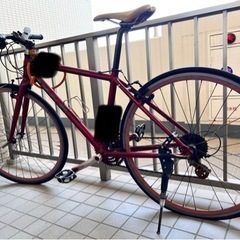 FUJI クロスバイク 赤