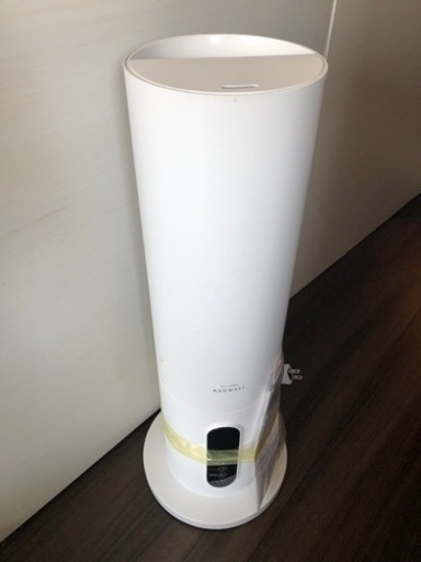 東京都品川区 北品川駅すぐ【本日明日限定】ASUWELLタワー型UV除菌 超音波加湿器  ホワイト　美品