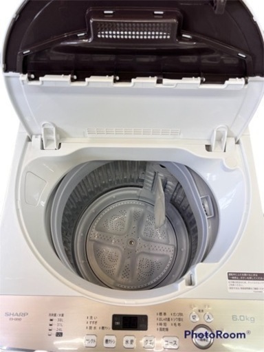 NO.251 【2020年製】SHARP 全自動洗濯機 6kg ES-GE6D-T