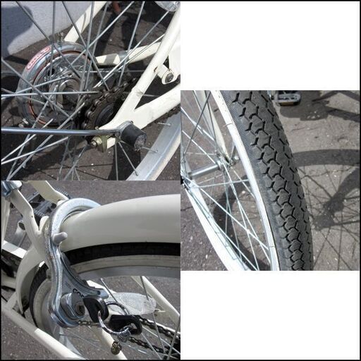 INNOVATION FACTORY 20インチ子供用自転車 ホワイト 