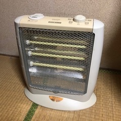 電気ストーブ2個