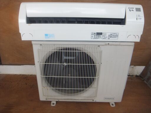 三菱エアコン２．２K　6畳～8畳用標準取付工事込み　２０１５年室内機クリーニング済