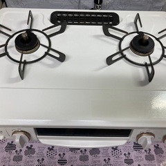 Rinnai 2口コンロ　ホワイト