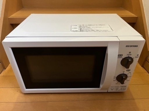 美品 2019年製 アイリスオーヤマ 単機能 電子レンジ【IMB-T176-5-W】700w