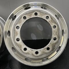 ALCOA FORGED アルコア アルミホイール 22.5×8.25 165 22.5インチ 2本 10H PCD335 リア用 大型トラック バス ダンプ　(VHR002)クレジットカード QRコード決済可能の画像