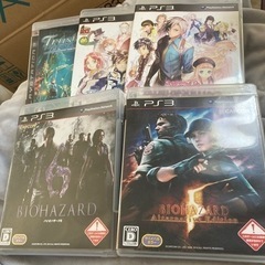 PS3ソフト 5本 バイオハザード5 6 テイルズオブエクシリア...