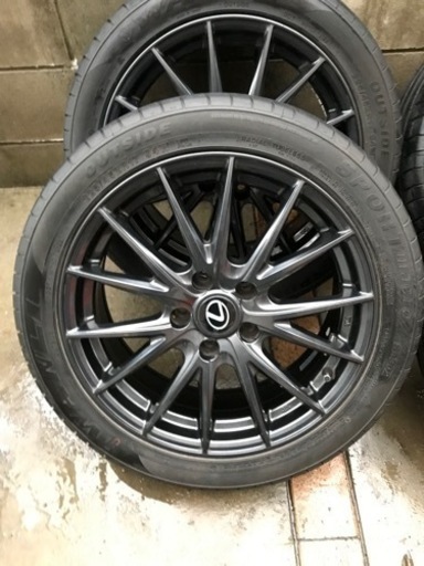 225/45R17 ウェッズホイール　バリ山　2022年製造