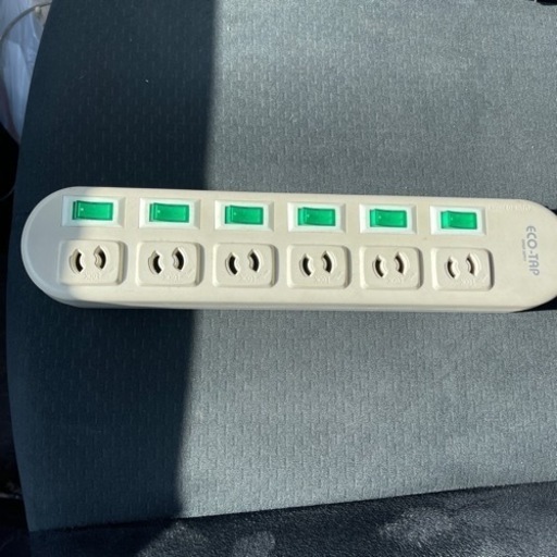 中古6ソケット付き延長コード
